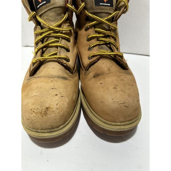 Herman Survivors Professional Series Men's Boots Leather‎ Steel Toe Size 10 Tan - Picture 4 of 15